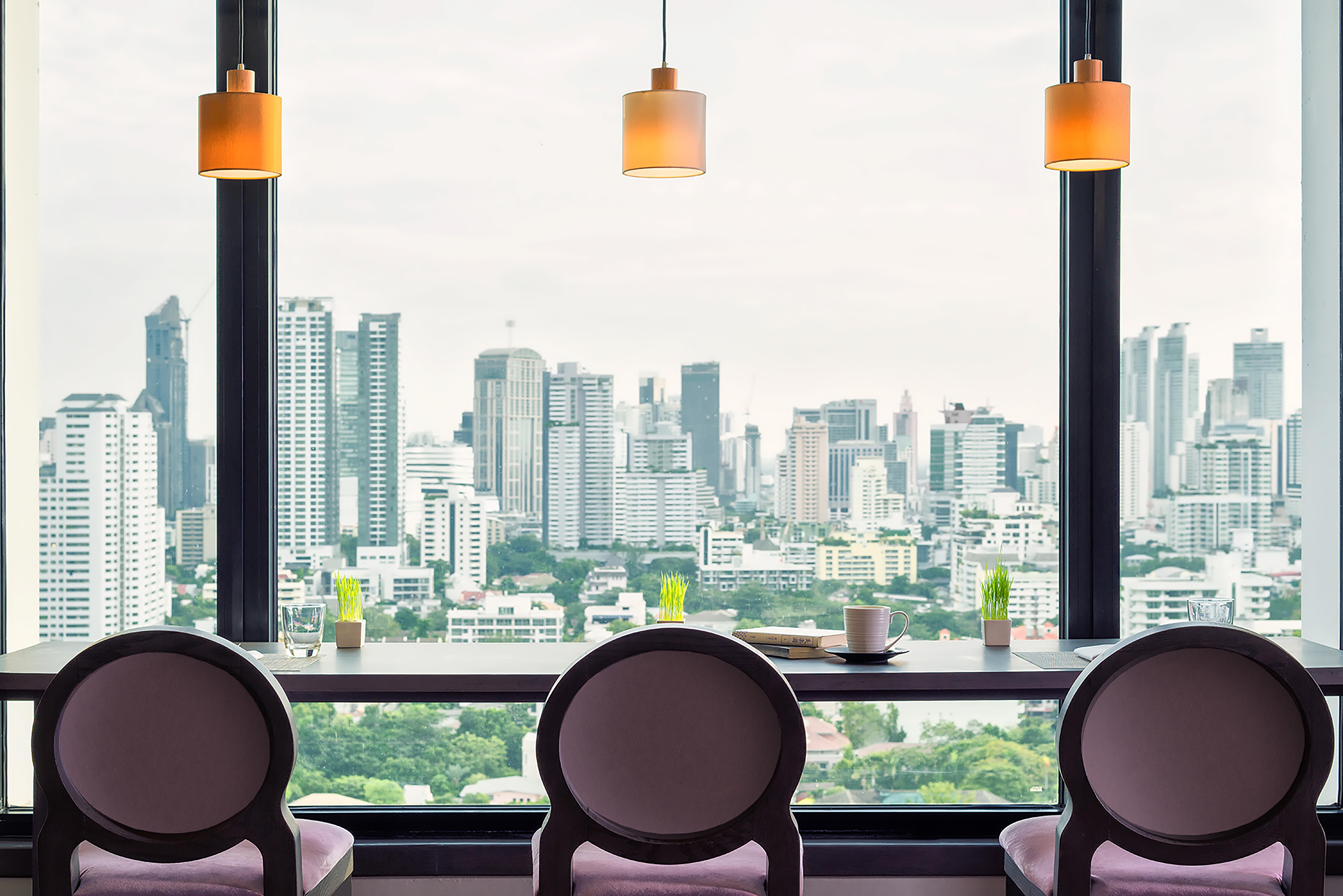 Grand Mercure Bangkok Atrium Exterior foto View from the 39th floor